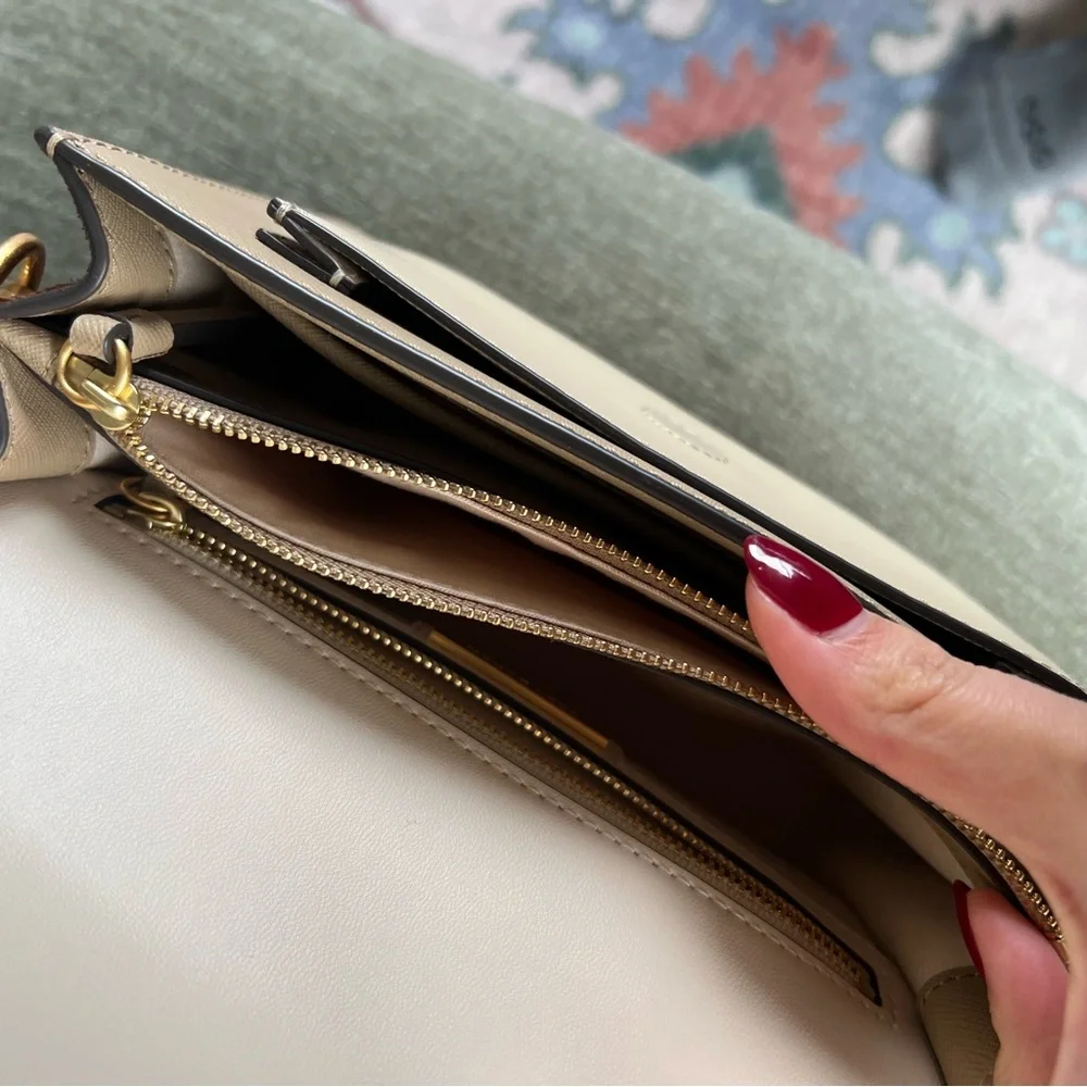 Tory Burch Robinson Convertible Color Block Bag - Picture 6 of 11